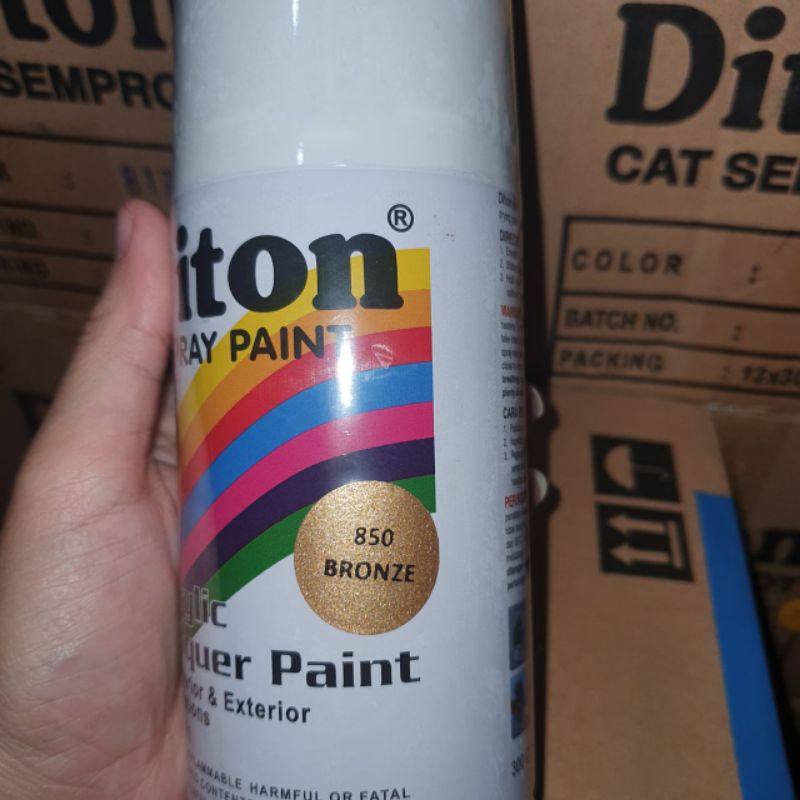 Jual CAT SEMPROT DITON 300ML BRONZE | Shopee Indonesia