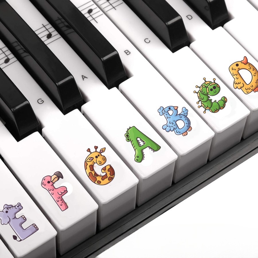Jual Stiker tuts Piano keyboard Kids Cartoon Cute Animals | Shopee ...