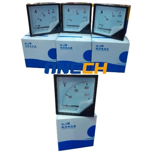 Jual Ampere Meter Analog / Panel Meter Analog / Ampere direct 50a ...