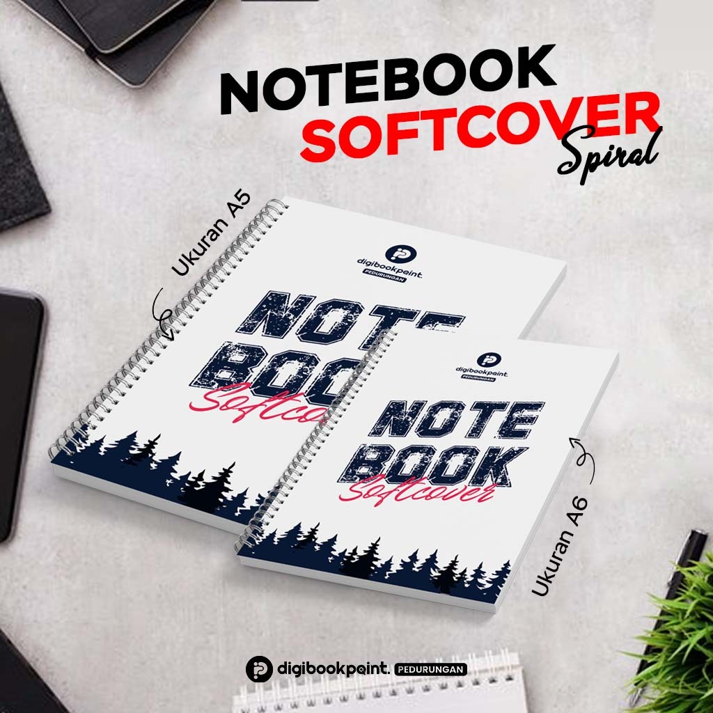 Jual Notebook A5 Custom Softcover untuk Seminar Kit Isi 50 Halaman ...