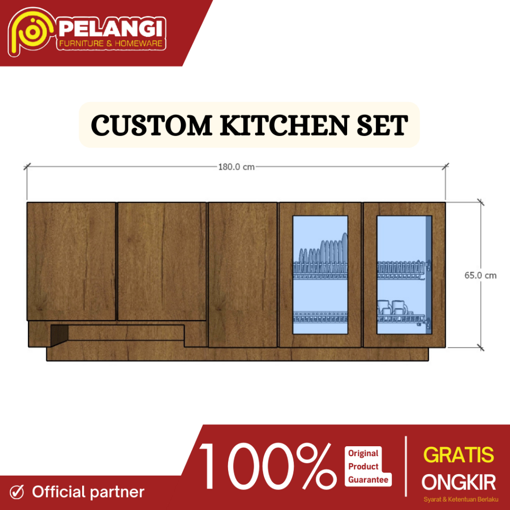 Jual Custom Kitchen Set Murah Solo di Pelangi Interior Bisa Dicicil ...