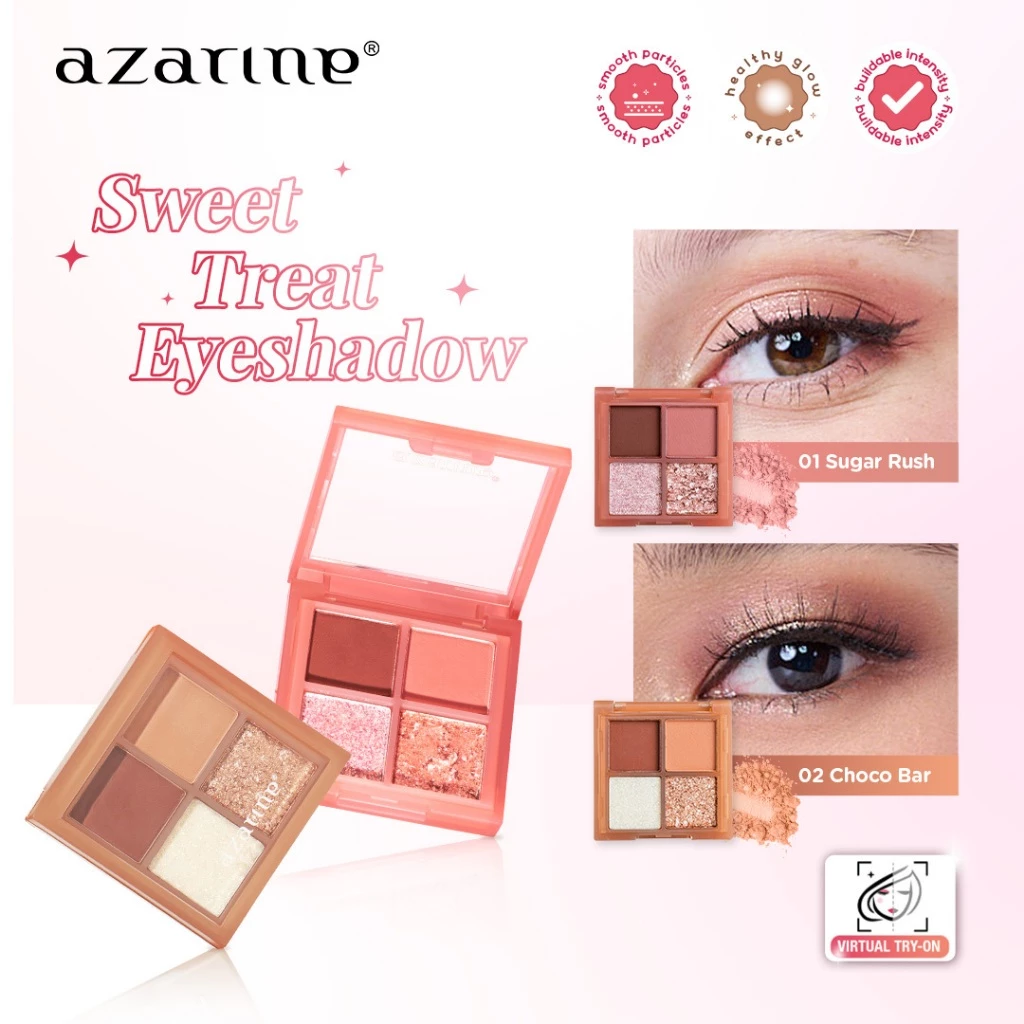 Azarine Sweet Treats Eyeshadow 5.5 gr untuk Tampilan Mata Menawan