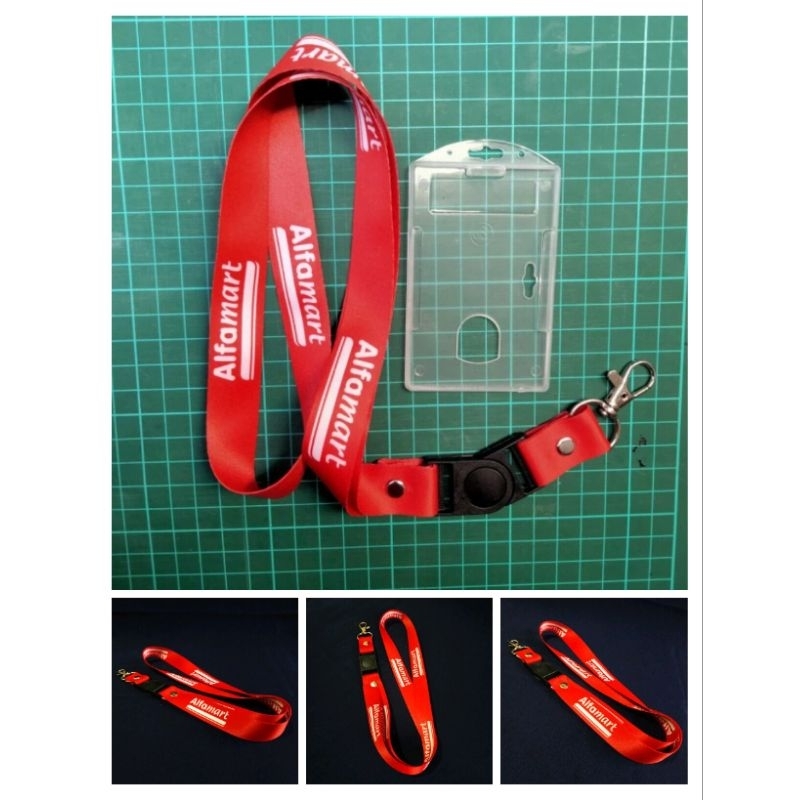 Jual TALI ID CARD LANYARD ALFAMART LEBAR 2 CM | Shopee Indonesia