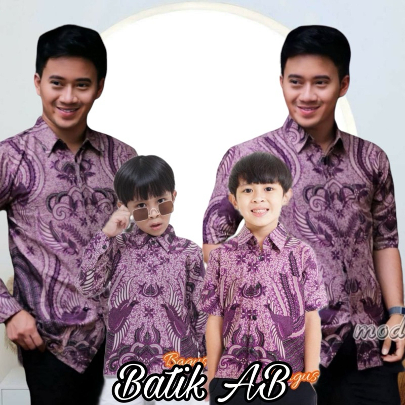 Jual TERBARU Couple sweet || couple batik ayah dan anak cowok BATIK ...