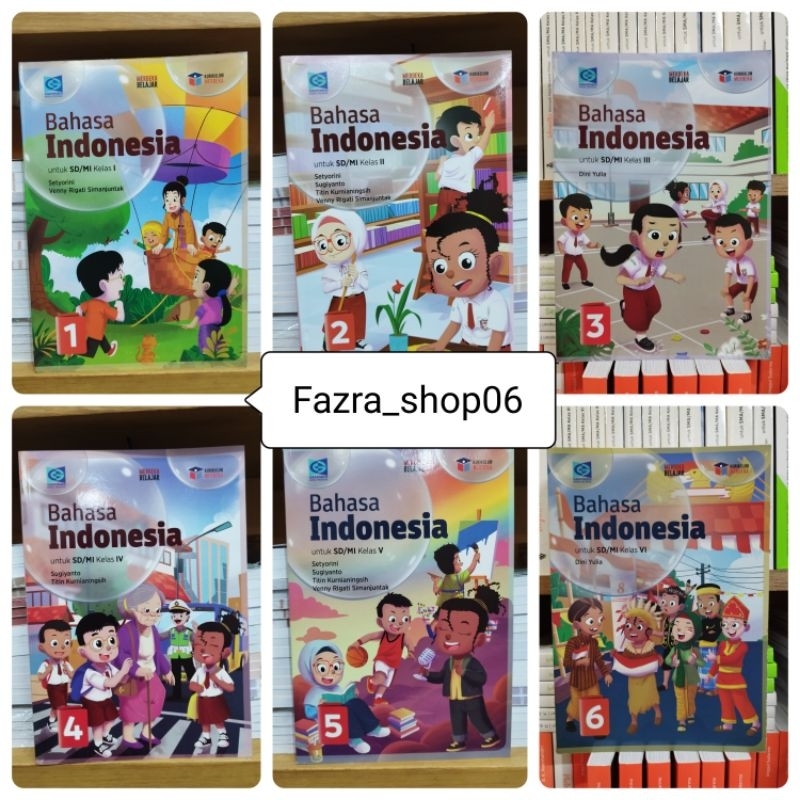 Jual New And Ori Buku Pelajaran Bahasa Indonesia Sd Mi Kelas 1 2 3 4 5 6 Kurikulum Merdeka