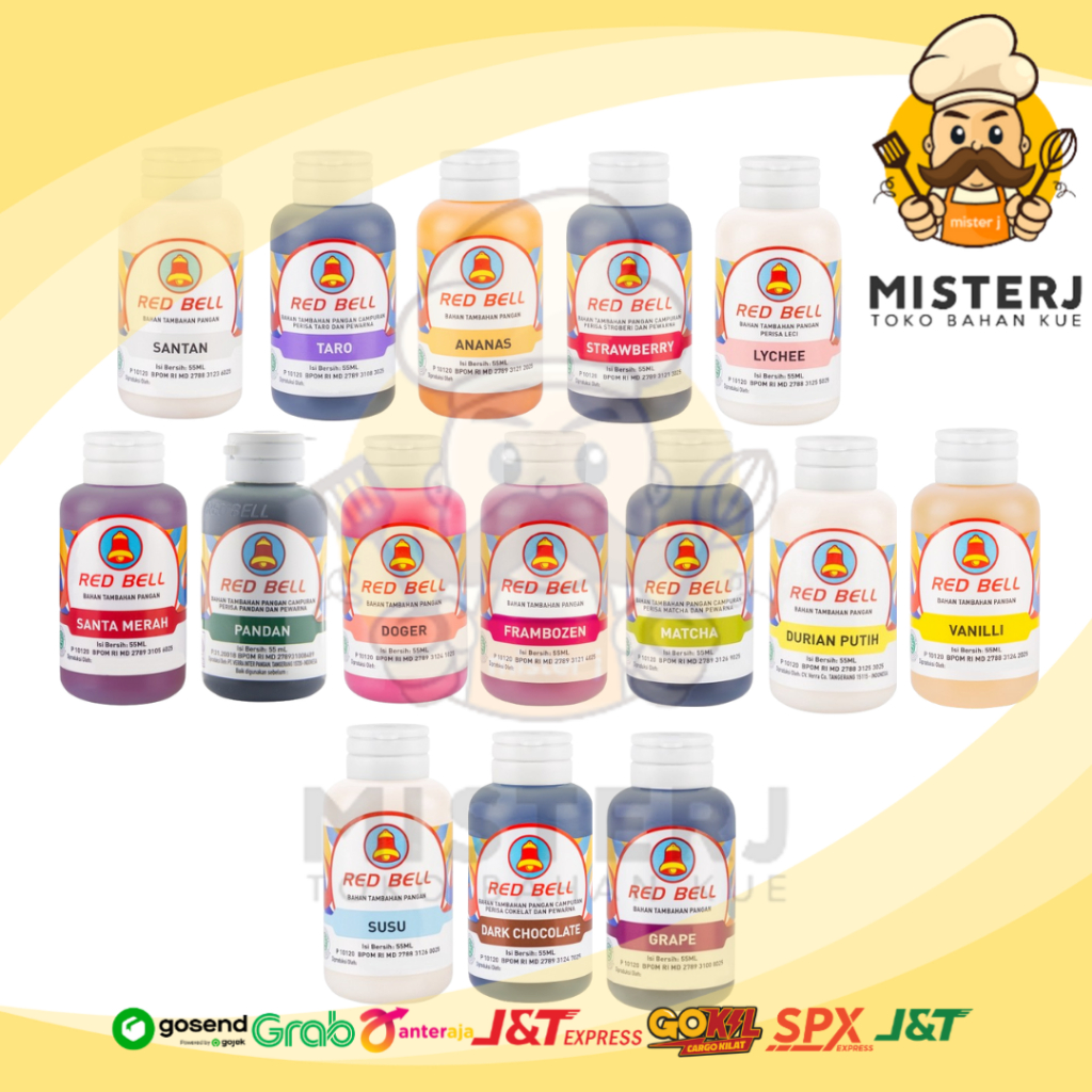 Jual Red Bell Pasta Perisa Makanan 55 ml | All Varian Rasa | Perisa ...