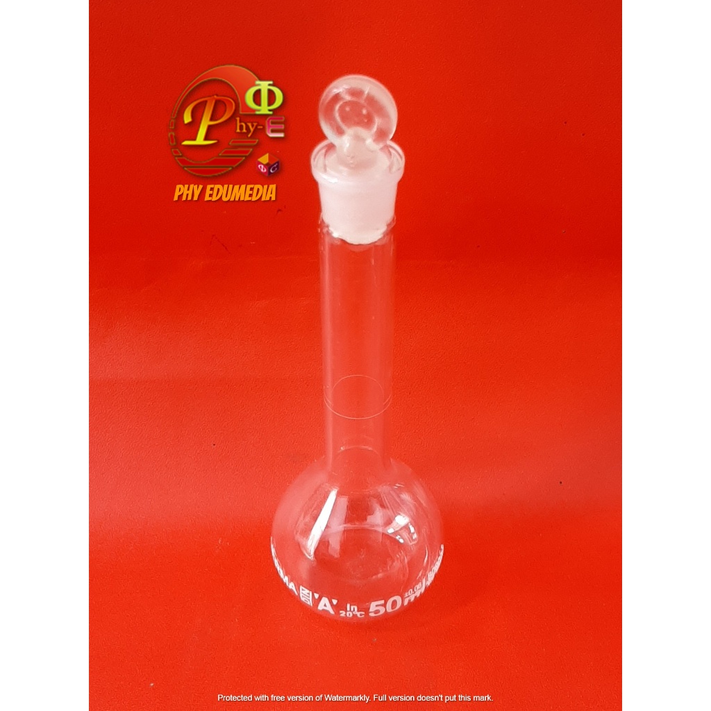 Jual Labu ukur 25ml Herma / Volumetric Flask 25ml Herma / Labu ukur ...