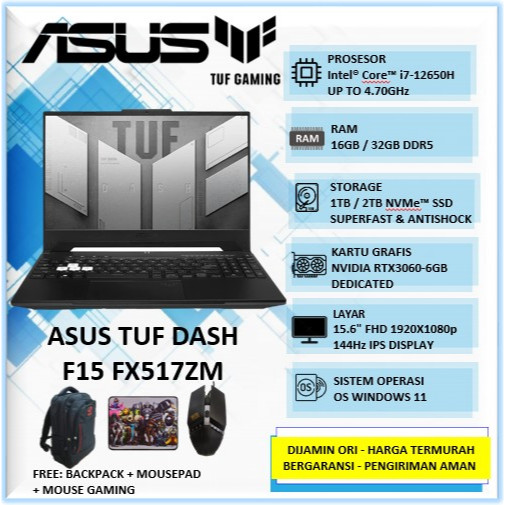 Rtx 3060 Asus Tuf Dash F15 Harga Rtx 3060 Asus Tuf F15