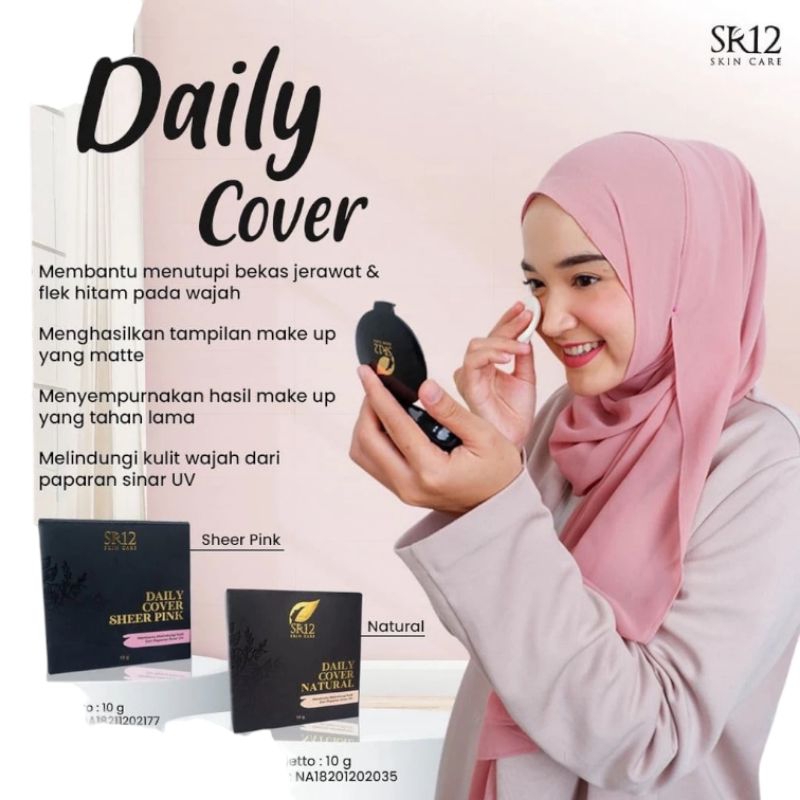 Jual Daily Cover Natural SR12 Digunakan Untuk Menutupi Bekas Jerawat ...
