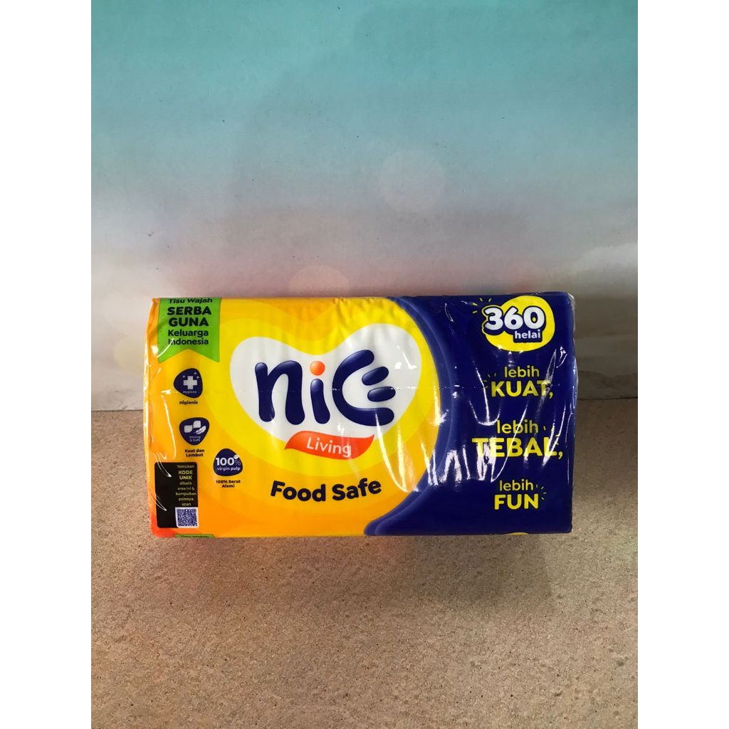 Jual Nice 360 Sheets 2 Ply Facial Tissue Tisu Wajah Kering | Shopee ...