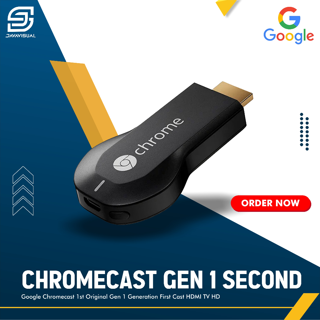 Jual [JaVis] GOOGLE CHROMECAST GEN 1 SECOND | Shopee Indonesia