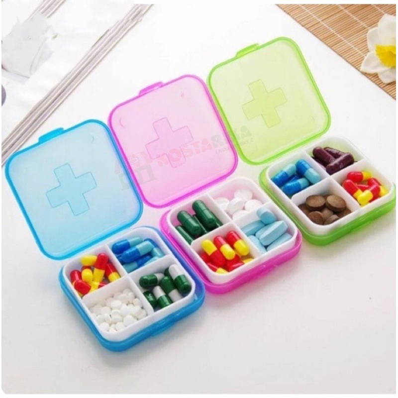 Jual Kotak Obat Mini/Tempat Penyimpanan Aksesoris Obat Dan Perhiasan ...