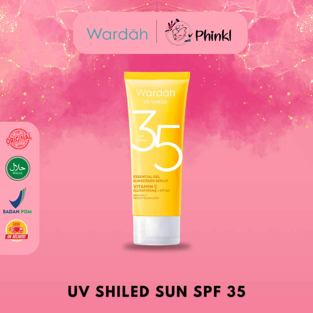 Jual Phinkl Wardah Sun Uv Shield Esential Spf Pa Anti Uva Uvb Sunblock Anti