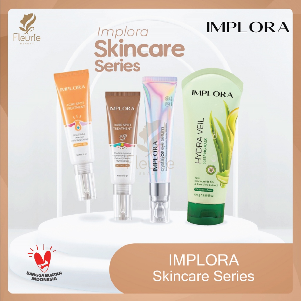 Jual IMPLORA Skincare Series Acne Spot Treatment Active Gel 8 Ceramide Skin Barrier