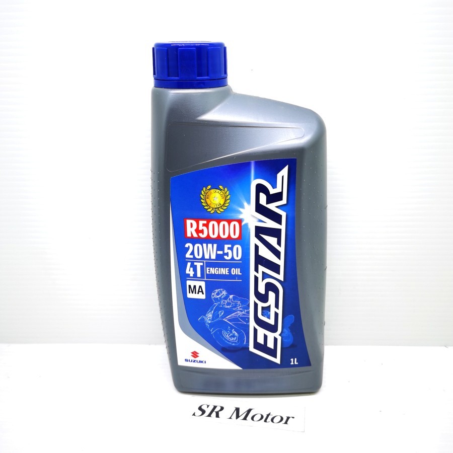 Jual oli mesin suzuki SGO Ecstar R5000 20W-50 4T 1liter 1L satria fu ...