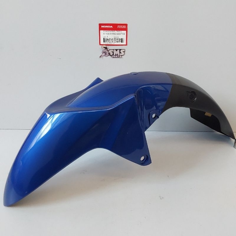 Jual Slebor Spakbor Fender Depan Blade 110 Old Biru Original 61100 KWB ...