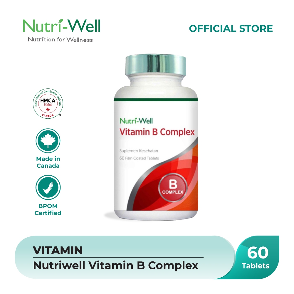 Jual Nutriwell Vitamin B Complex - 60 Tablets | Shopee Indonesia