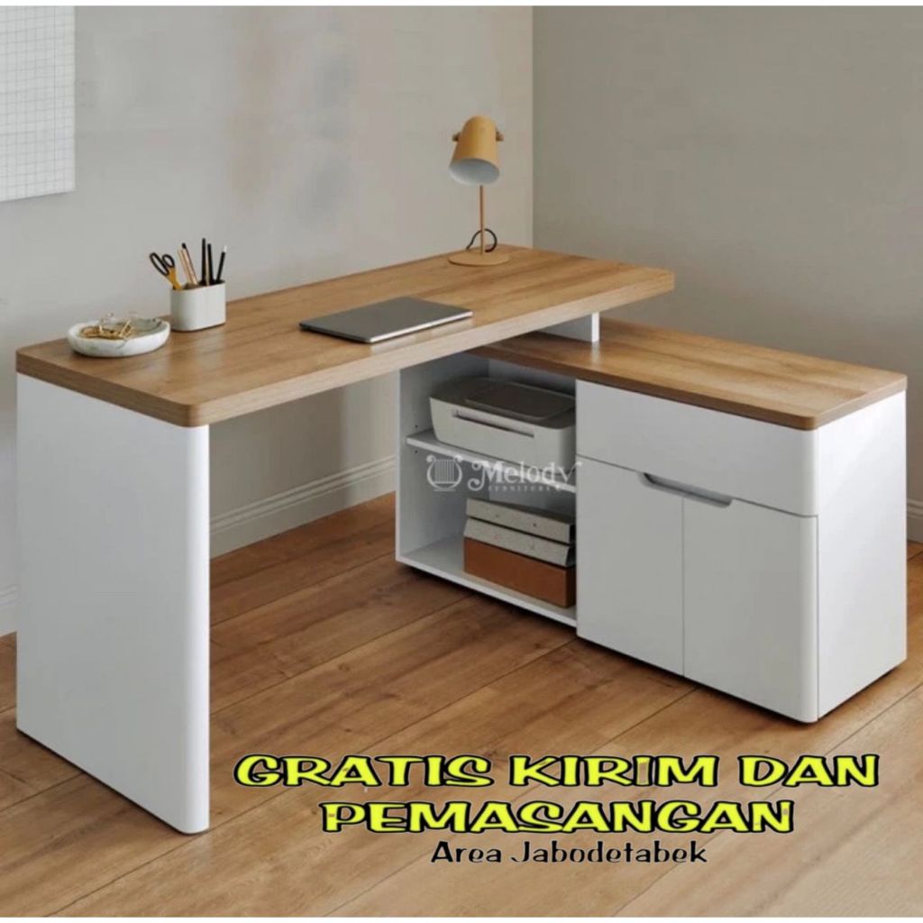 Jual Melody Meja Kerja Meja Komputer Meja Tulis Meja Kantor LIBRE 150 E ...