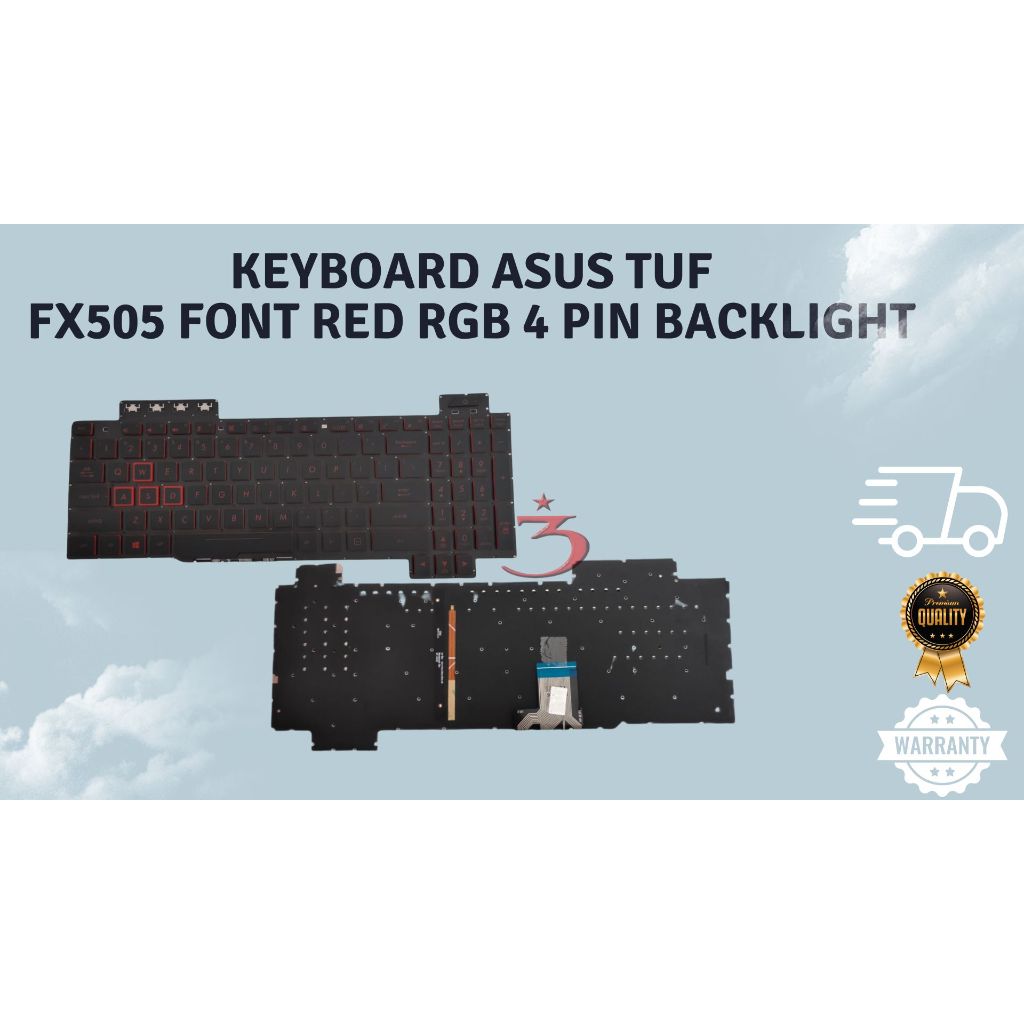 Jual Keyboard ASUS ROG TUF FX504 FX504D FX505 FX505G GL504 FX86 ...