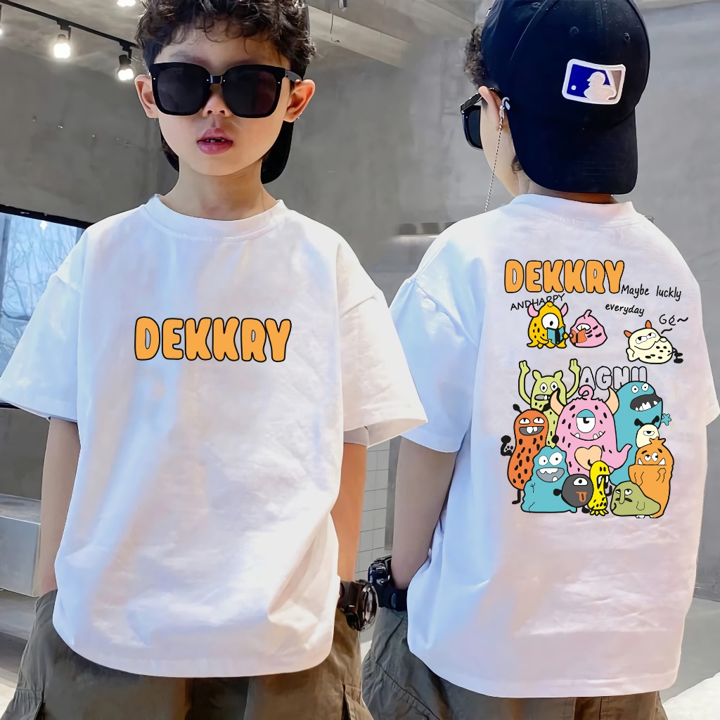 Jual Kaos Distro Anak Umur 3-12 Tahun Motif Dekkry Digital Printal ...
