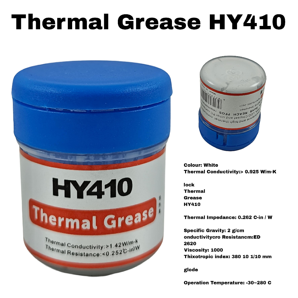 Jual Thermal Grease HY410 10 Gram Paste CPU Heatsink Silicone Compound