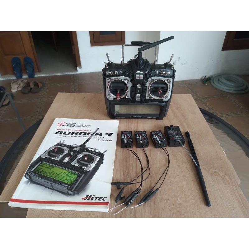 Jual Transmitter Remote Control Hitec Aurora 9 Channel Mode 2