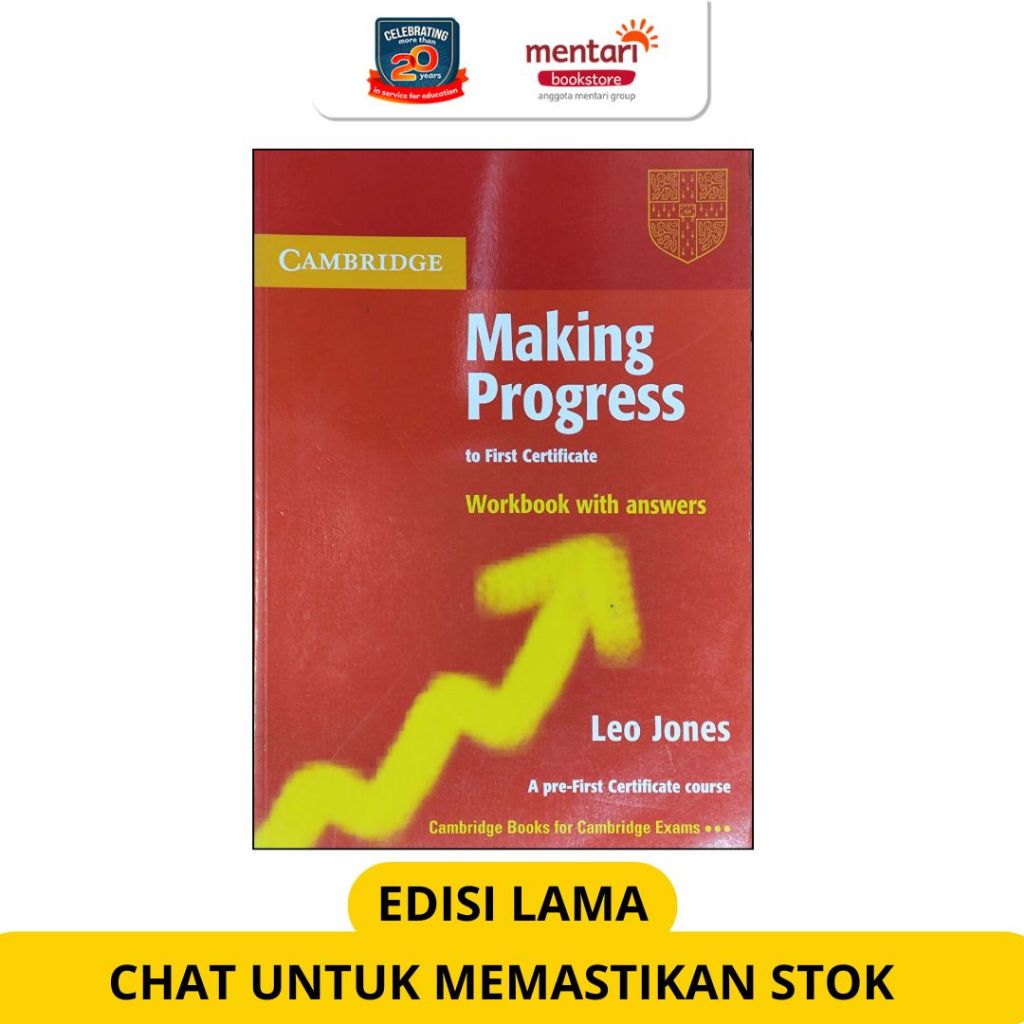 Jual Making Progress to 1st Certificate - Workbk with Answer | Shopee ...