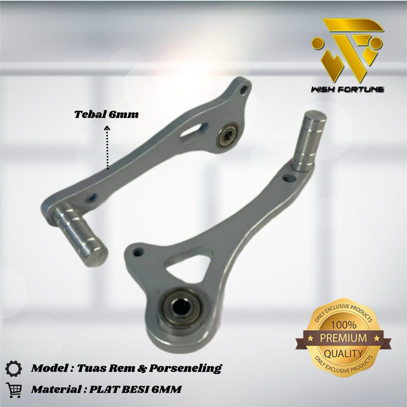 Jual Tuas Rem dan Tuas Gigi Underbone Tebal 6mm Costom Model New Pnp ...