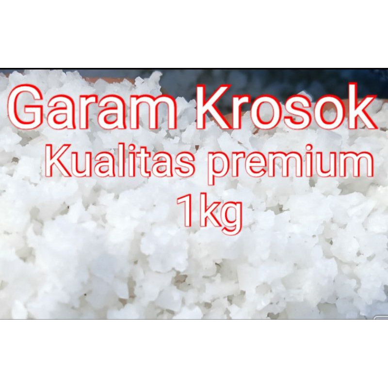 Jual Garam Krosok Premium 1kg Garam Ikan Garam Kasar Garam Murni Garam Kualitas Premium 4497