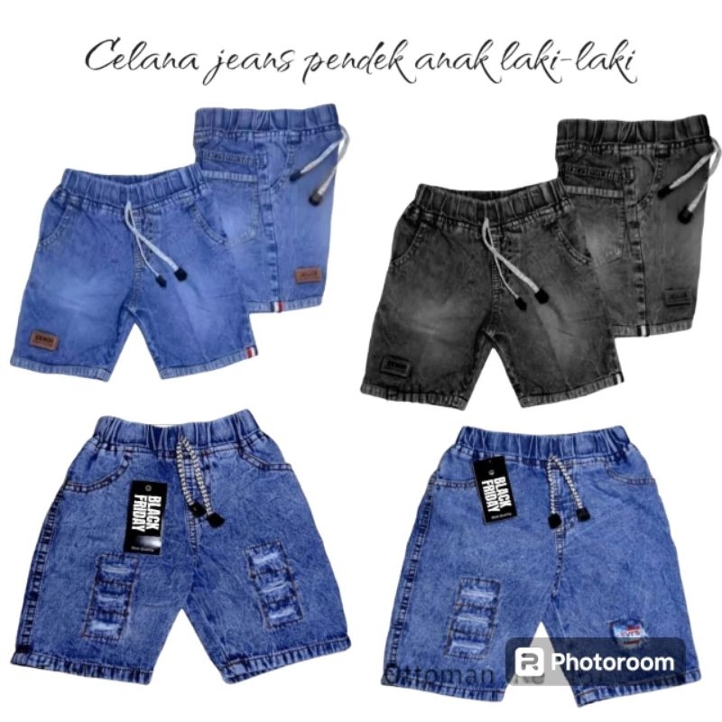 Jual Celana jeans anak pendek usia 1-7tahun/Celana jeans anak laki-laki