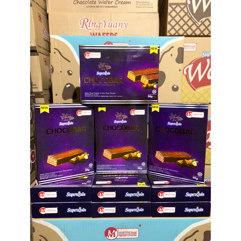 Jual CHOCOBAR Superquin Box 90Gr 1 karton isi 24 | Shopee Indonesia