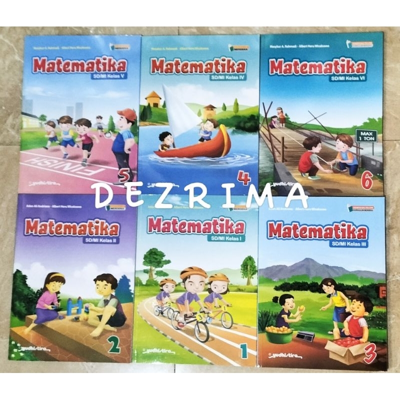 Jual Matematika Kelas 1 2 3 4 5 6 SD/MI Kur Merdeka - Yudhistira ...