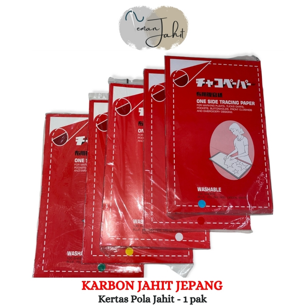 Jual Kertas Karbon Jahit Jepang Kertas Carbon Jepang 1 Pak Isi 100 Tracing Paper Shopee 