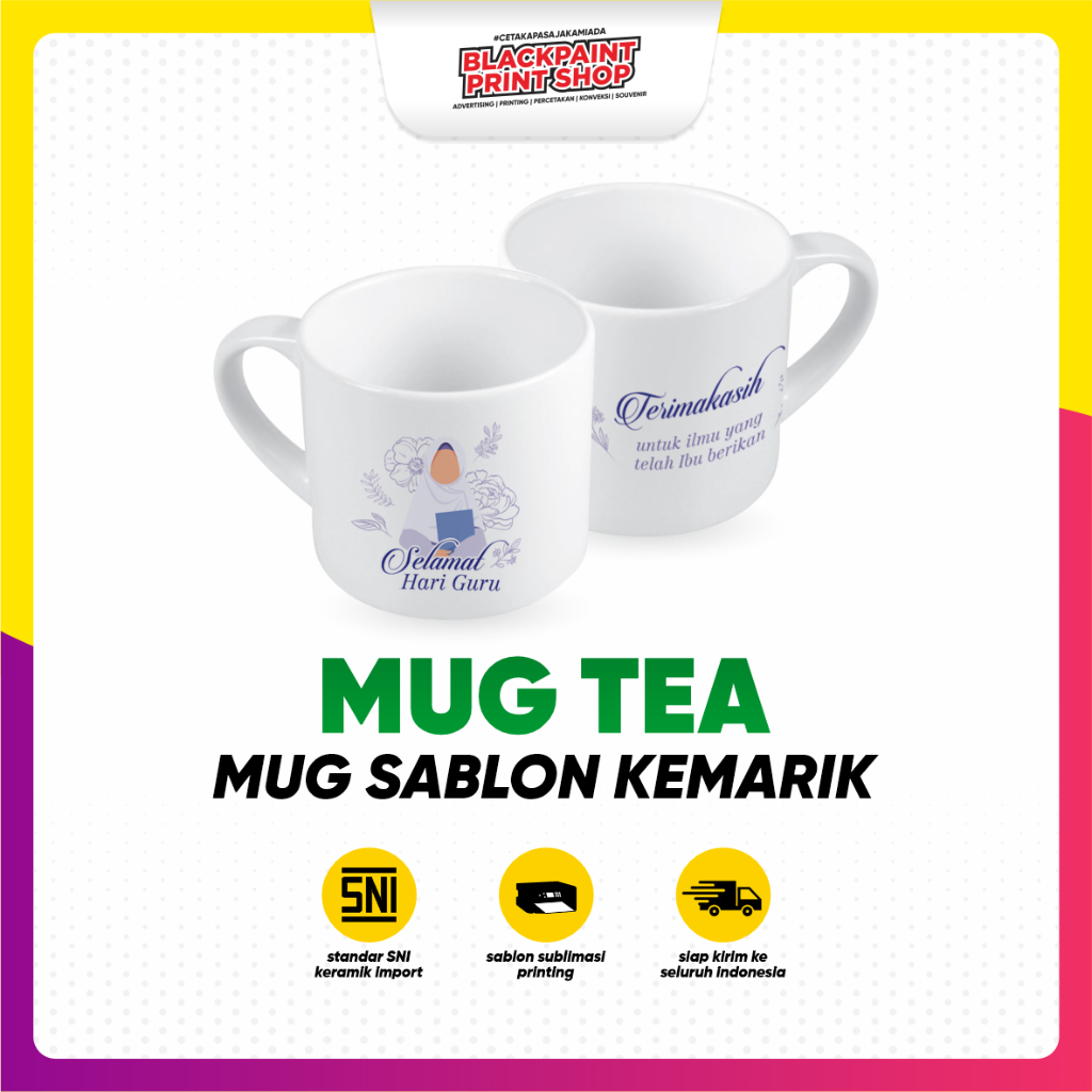 Jual Mug Sablon / Mug Custom / Mug Souvenir / Gelas Sablon / Cangkir ...