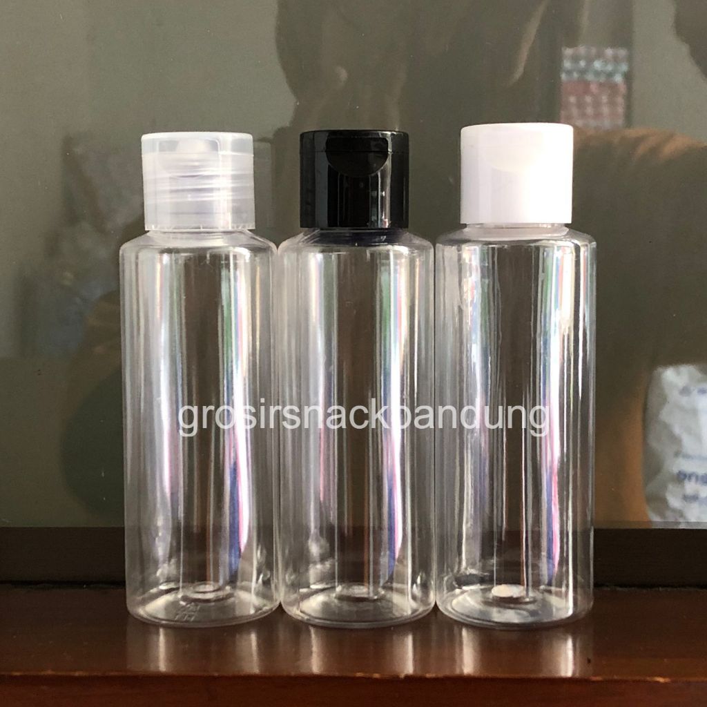 Jual Botol PET RF 100ml Fliptop / RF 100ml Tutup Fliptop / Botol 100 ml ...