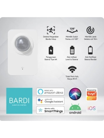Jual BARDI - PIR Motion Sensor (Bardi Smart Home) | Shopee Indonesia