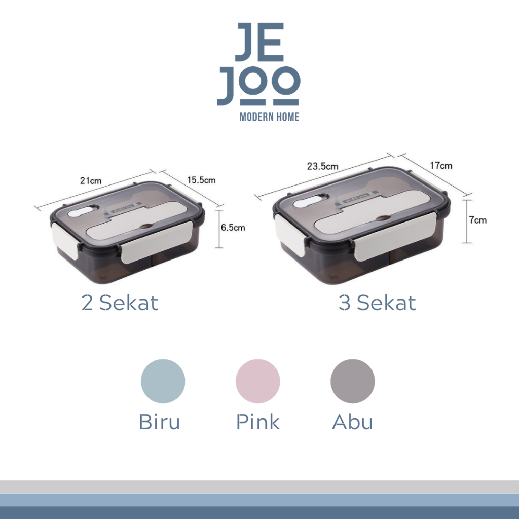 Jual JEJOO - GWON JAE Bento Box Makanan Simpel Tempat Makan Bekal ...