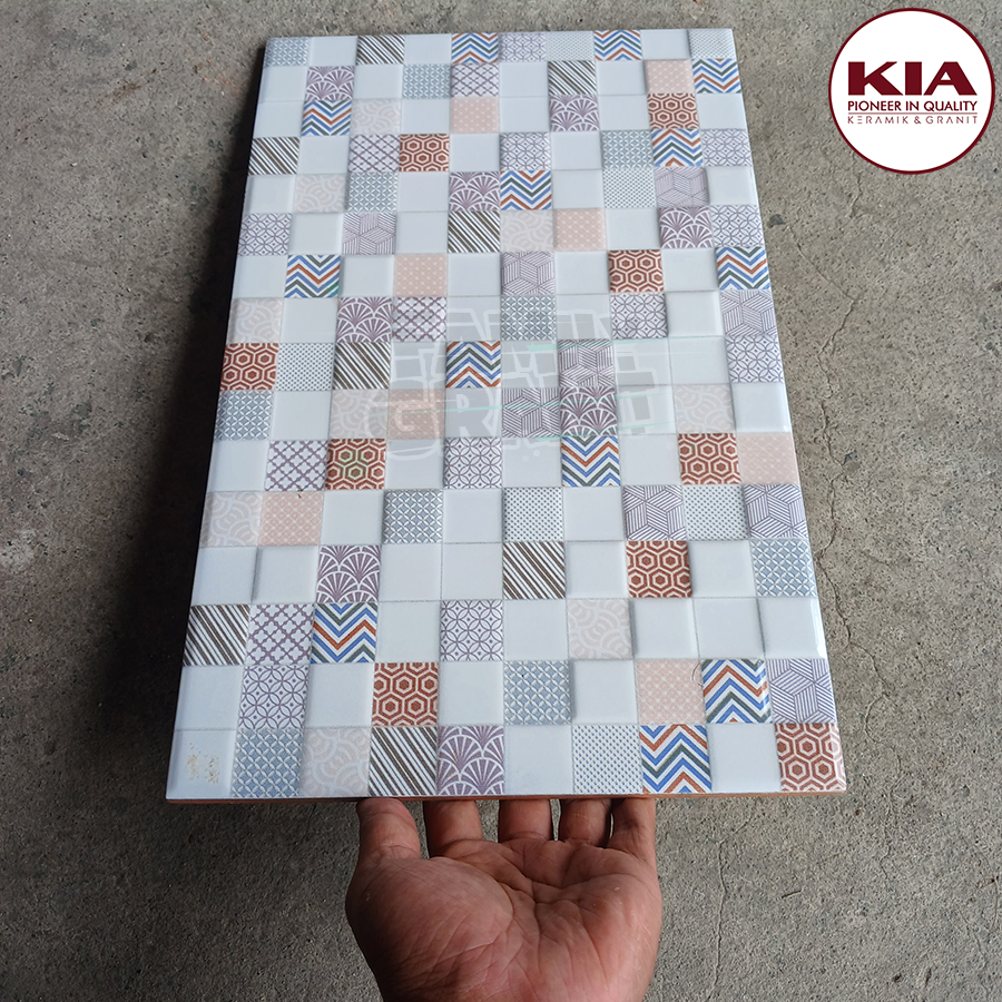Jual Keramik Dinding 25x40 KIA Rennes Brown Wall Tile Dapur / Kamar ...