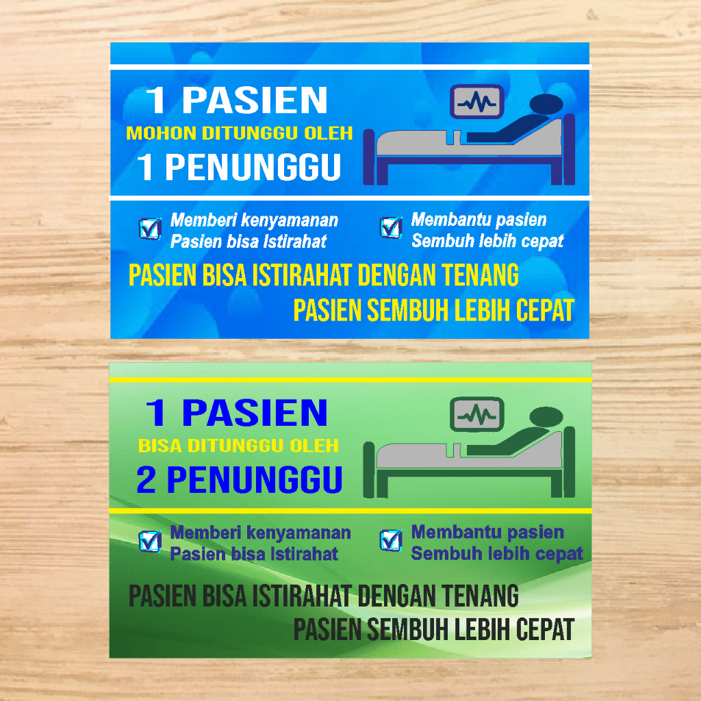 Jual Stiker Ruang Penunggu Pasien Rawat Inap | Stiker Dinding Ruang ...