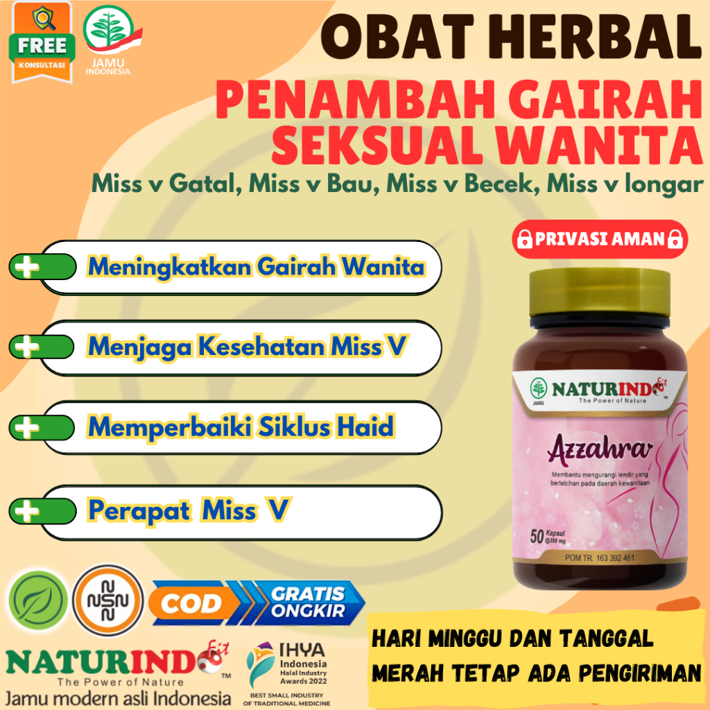 Jual AZZAHRA Obat Kuat Stamina Wanita Tahan Lama Perangsang Penambah Gairah  Sexsual Wanita Perapat Miss V Azzahra Naturindo Seksual Wanita Obat Nafsu Sex  Wanita Obat Penambah Gairah Sexsual Wanita Miss V Obat