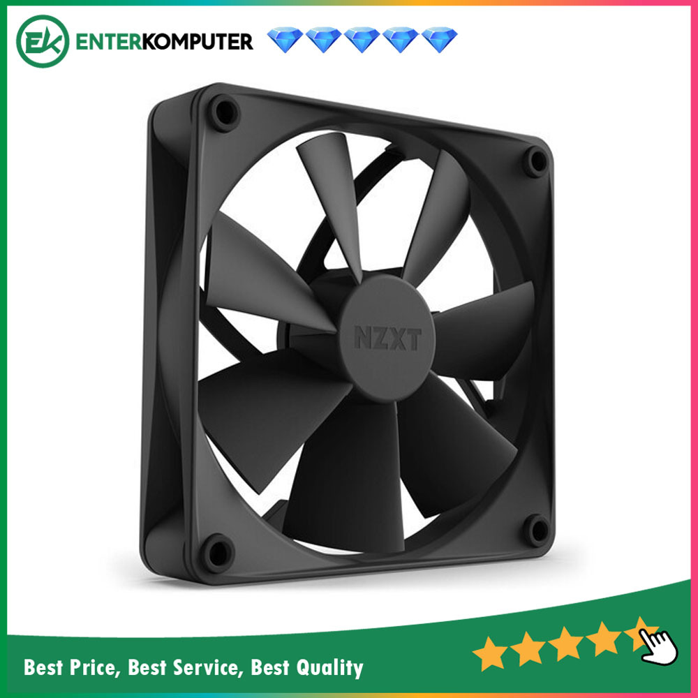 Jual NZXT F120Q 120mm Quiet Airflow Fan - Matte Black | Shopee Indonesia