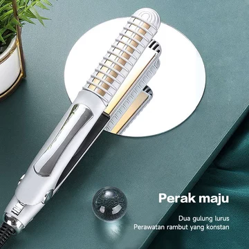 Catokan Rambut Hair Styling Crimper Iron Alat Catok Gelombang Memanas Dalam 10 Detik Catokan