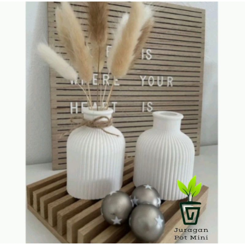 Jual Vas Bunga Vase Aesthetic Vas Nordic Vas Bunga Kering Souvenir