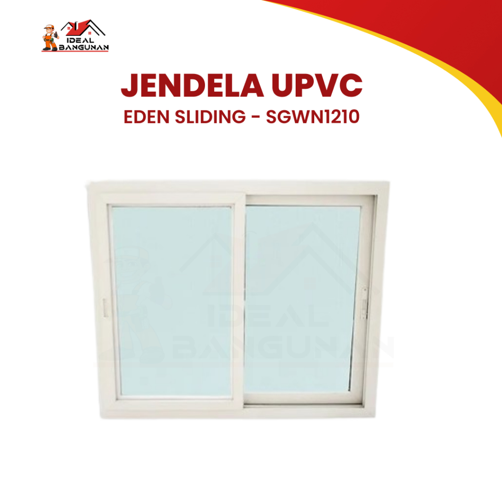 Jual [READY] JENDELA UPVC EDEN SLIDING SGWN1210 PUTIH / JENDELA SLIDING ...