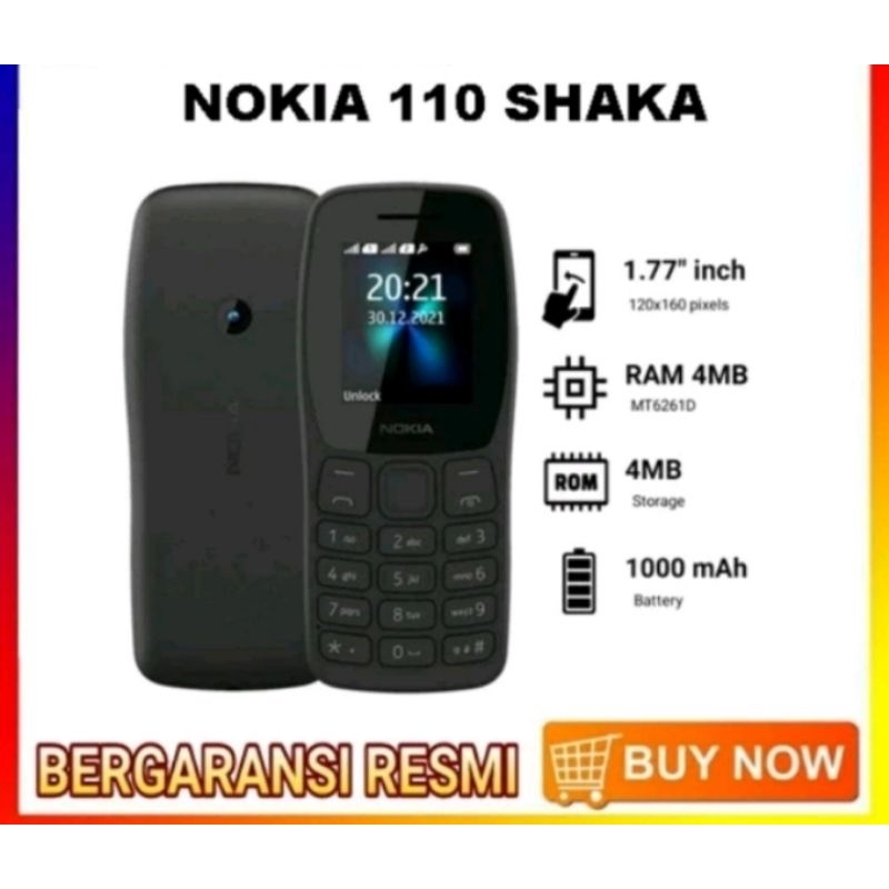 Jual Nokia 110 Shaka Resmi | Shopee Indonesia