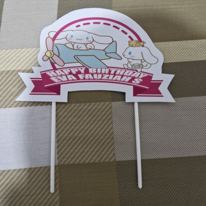 Jual Topper Cake Cinnamoroll Ulang Tahun Hiasan Kue Birthday Cake ...