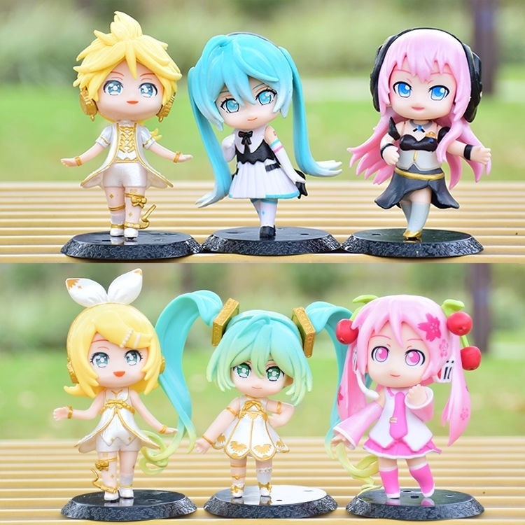Zhongkaihua Peluche Articulée Miku – Kagamine Rin/Len, 28 Cm, Coton PP, Décoration Et Anti-stress