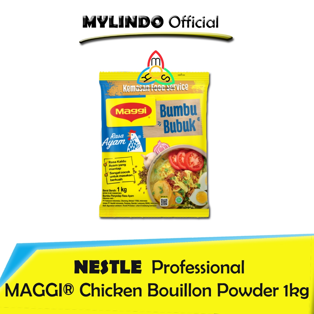 Jual Mylindo MAGGI Powder Bubuk Rasa Ayam 1 Kg | Shopee Indonesia
