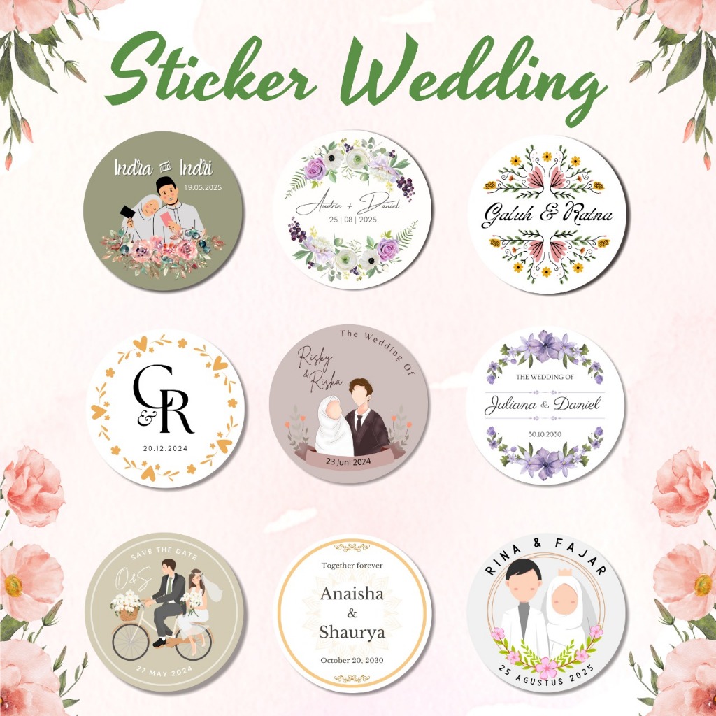 Sticker Wedding42412189