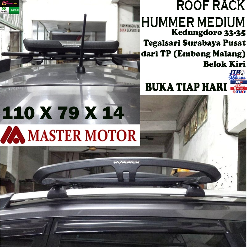 Jual Rak Mobil HUMMER FOXCO MEDIUM 110 x 79 cm RoofRack Rack Atas Atap ...